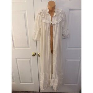 Cobannau Wales Womens Long Open Robe Victorian Style S